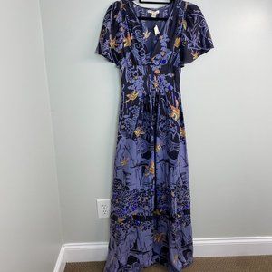 Beautiful Anthropology Harkham silk dress 4